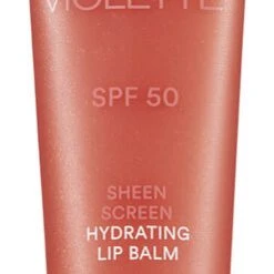 Ultra Violette Sheen Screen Peach SPF50 - Fugtighedsgivende Læbepomade Med Solbeskytt